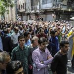 Thousands of Iranian Protestors Shout Down with Palestine